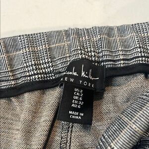 Nicole Miller Black and White Trousers